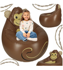 Fotoliu gonflabil Bestway pentru copii, maimuta zambitoare