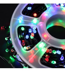 Instalație Rola 50m 200 LED-uri Multicolor Model Diamant