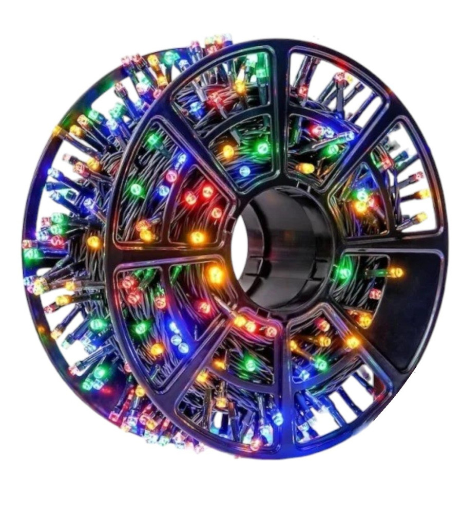 Instalație Rola 30m 180 LED-uri Multicolor Model Diamant