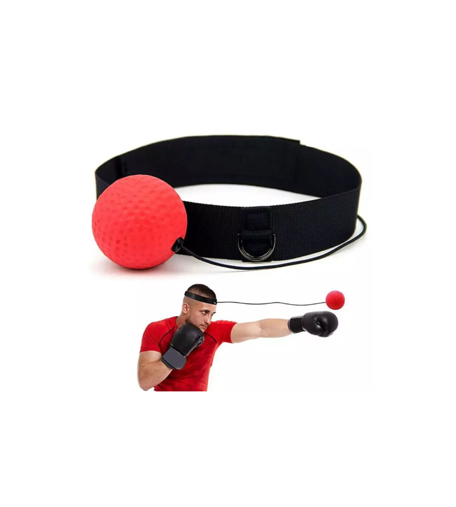 Minge reflex CLASStitude pentru box si fitness, cu bentita si elastic reglabil