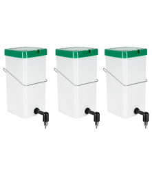 Set 3 bucati Adapatoare cu picurare pentru iepuri, 1L, Igienica, durabila, universala