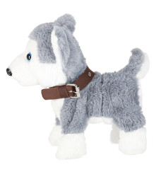Catelus Husky Interactiv pe Lesa, Merge, Latra, da din coada