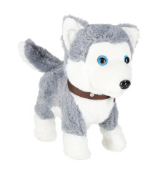 Catelus Husky Interactiv pe Lesa, Merge, Latra, da din coada