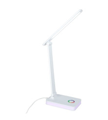 Lampa de birou pliabila LED USB cu iluminare de fundal colorata