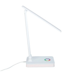 Lampa de birou pliabila LED USB cu iluminare de fundal colorata