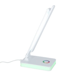 Lampa de birou pliabila LED USB cu iluminare de fundal colorata