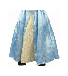 Costum carnaval Printesa Albastra pentru copii, marime 92/104 cm (3-4 ani)
