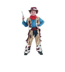 Costum carnaval Cowboy pentru copii, mărime 130/140 cm (8-10 ani)