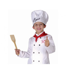 Costum carnaval  Bucatar pentru copii, marime 120/130 cm (7-8 ani)