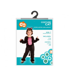 Costum carnaval pisica pentru copii, marime 92/104 cm (3-4 ani)