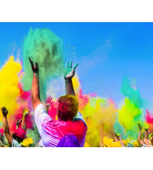 Pudra Holi pentru petreceri, Non-toxic, 70 g