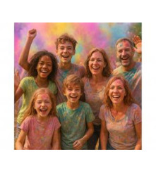Pudra Holi PPI pentru petreceri, Non-toxic, 70 g