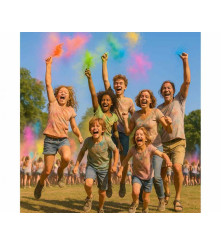 Pudra Holi PPI pentru petreceri, Non-toxic, 70 g