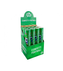 Tun Confetti Cannon 30cm Model Confetti Fotbal Negru Alb