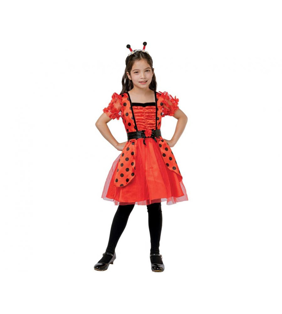 Costum carnaval Buburuza pentru copii, marime 110/120 cm ( 5-6 ani)
