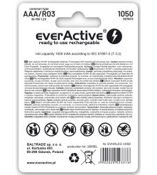 Baterie reincarcabila everActive Ni-MH R03 AAA 950mAh Professional Line