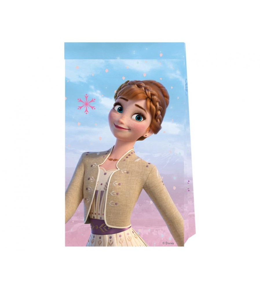 Set 4 pungi cadou Frozen 2 Wind Spirit pentru petrecere copii