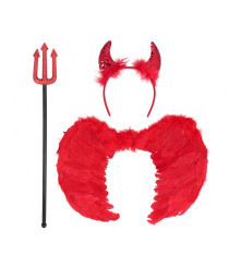 Accesoriu costum tematic diavol pentru carnaval