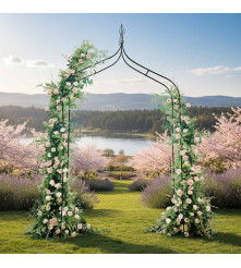 Pergola gradina metalica tip arcada 140x265 cm