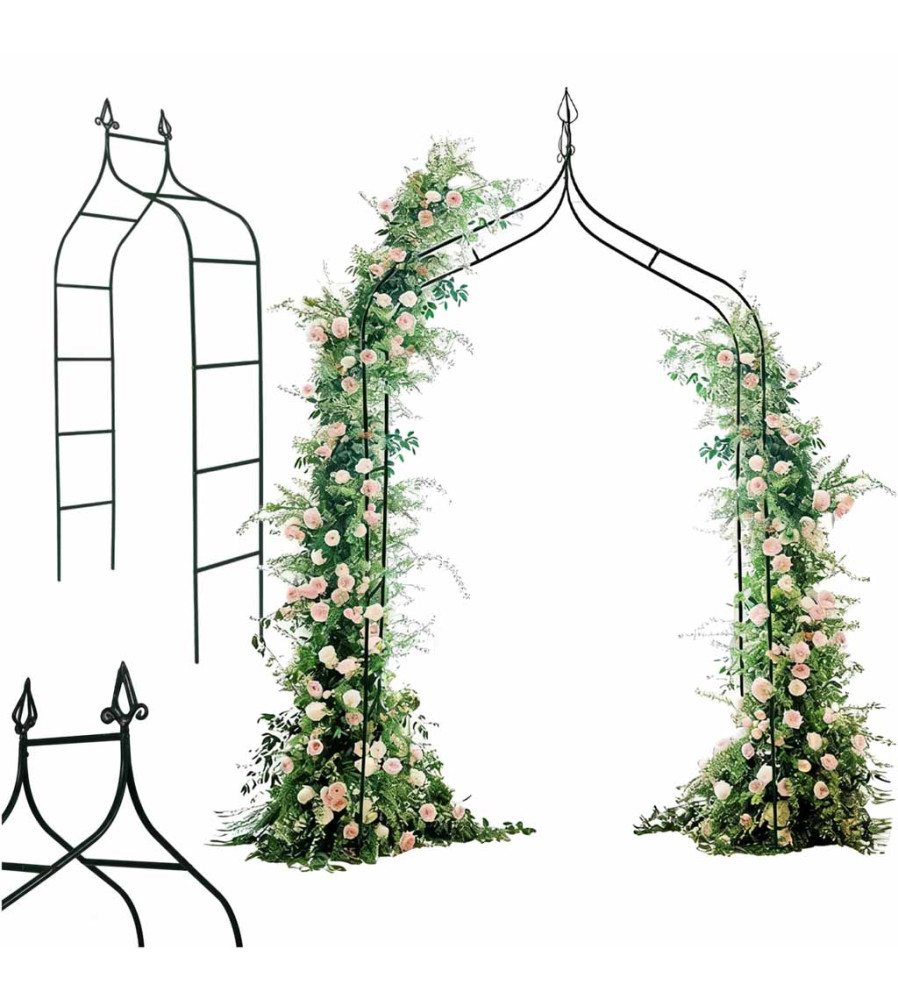 Pergola gradina metalica tip arcada 140x265 cm