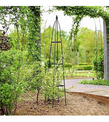 Pergola de gradina, arcada metalica Obelisc 195 x 39 x 39 cm