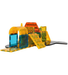 Set 50 blocuri constructie magnetice STEM pentru copii