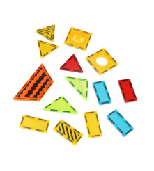 Set 50 blocuri constructie magnetice STEM pentru copii