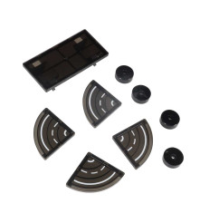 Set 50 blocuri constructie magnetice STEM pentru copii