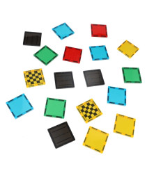 Set 50 blocuri constructie magnetice STEM pentru copii