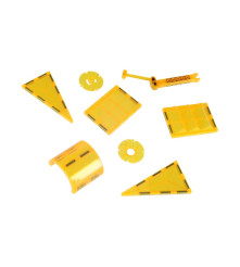 Set 50 blocuri constructie magnetice STEM pentru copii