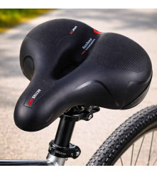 Scaun bicicleta larga din spuma flexibila si ventilatie