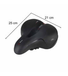 Scaun bicicleta larga din spuma flexibila si ventilatie