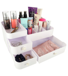 Organizator cosmetice alb...
