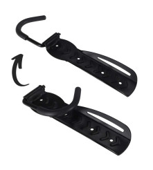 Suport perete pentru bicicleta carlig 25 kg negru