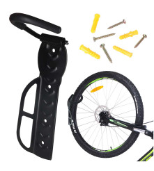 Suport perete pentru bicicleta carlig 25 kg negru