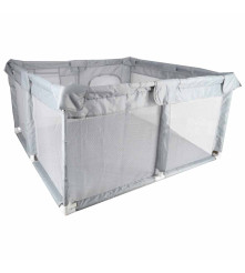 Tarc pliabil pentru bebelusi 120 x 120 cm Gri