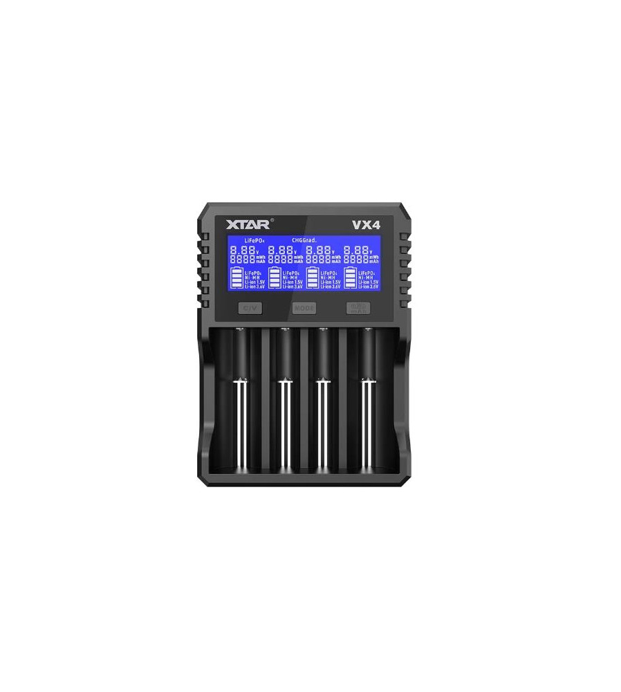 Incarcator universal XTAR VX4 1.5V 3.7V Li-ion NiMH