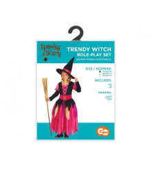 Costum Vrajitoare Trendy pentru Copii 110/120 cm ( 6-8 ani)