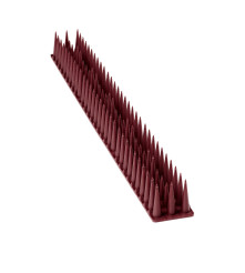 Set 8 module tepi anti pasari din plastic maro 43 cm