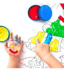 Set pictura cu degetele Color Peps 4 culori 80 g Maped