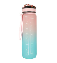 Bidon Apa Motivational cu Pai si Maner, 1L Tritan BPA