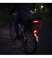 Cos bicicleta portbagaj spate negru