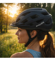 Casca bicicleta reglabila RALLEX L 58-62 cm negru