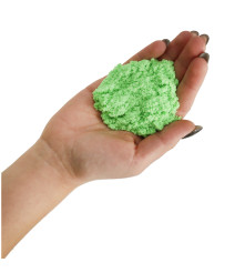 Nisip senzorial pentru copii 1 kg culoare verde verde