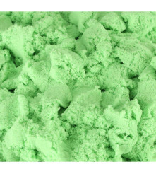 Nisip senzorial pentru copii 1 kg culoare verde verde