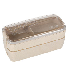 Cutie de pranz (sendwich) compartimentata 750ml bej