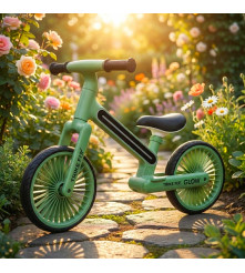 Bicicleta fara pedale cu LED Trike Fix Glow verde