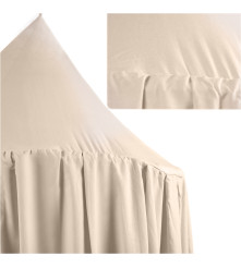 Baldachin bej deschis pentru pat copii, 290 cm (Baldachin Curtain)