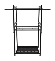 Raft pentru unelte de gradina, organizator din otel 81 x 43 cm