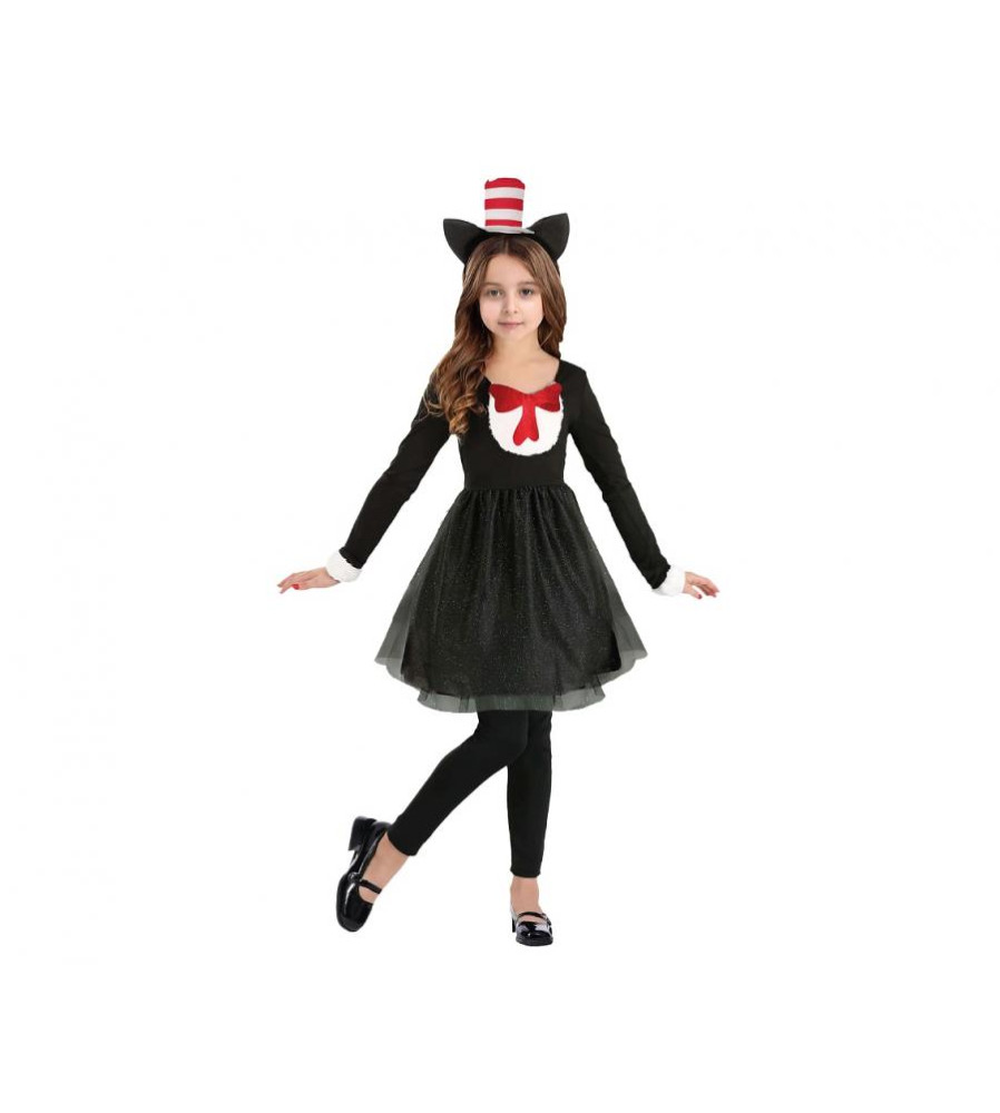 Costum carnaval Pisica pentru copii marime 130/140 cm ( 8-10 Ani)